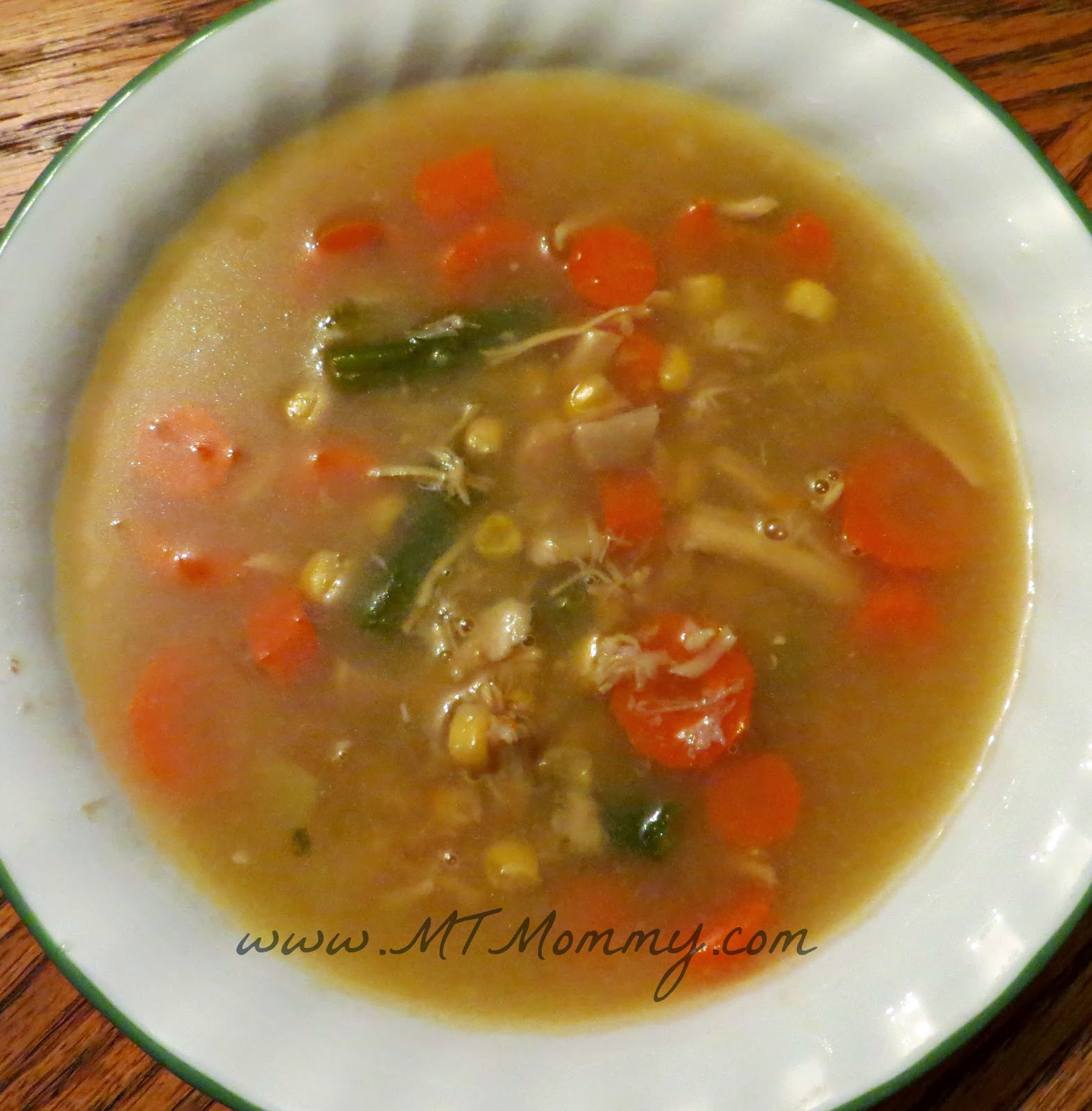 Easy Crockpot Vegetable Chicken Soup Mostly Together Mommy