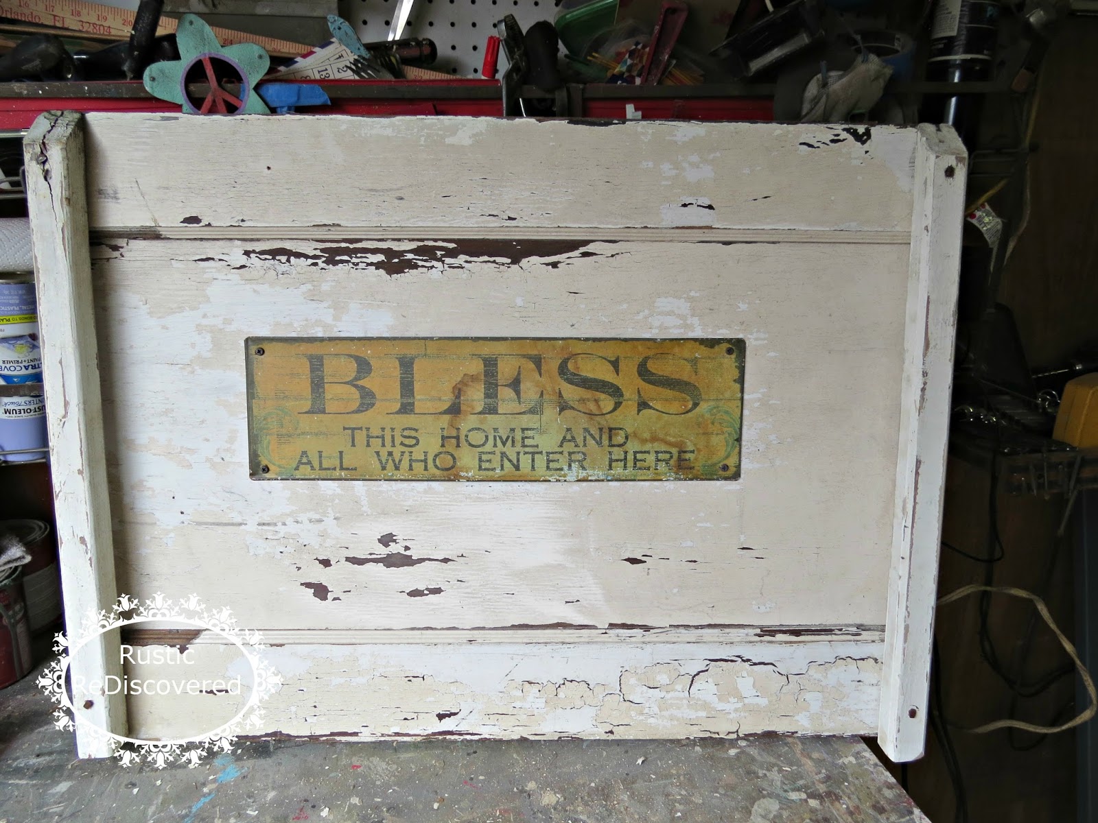 Rustic ReDiscovered Old Door Hook Hanger