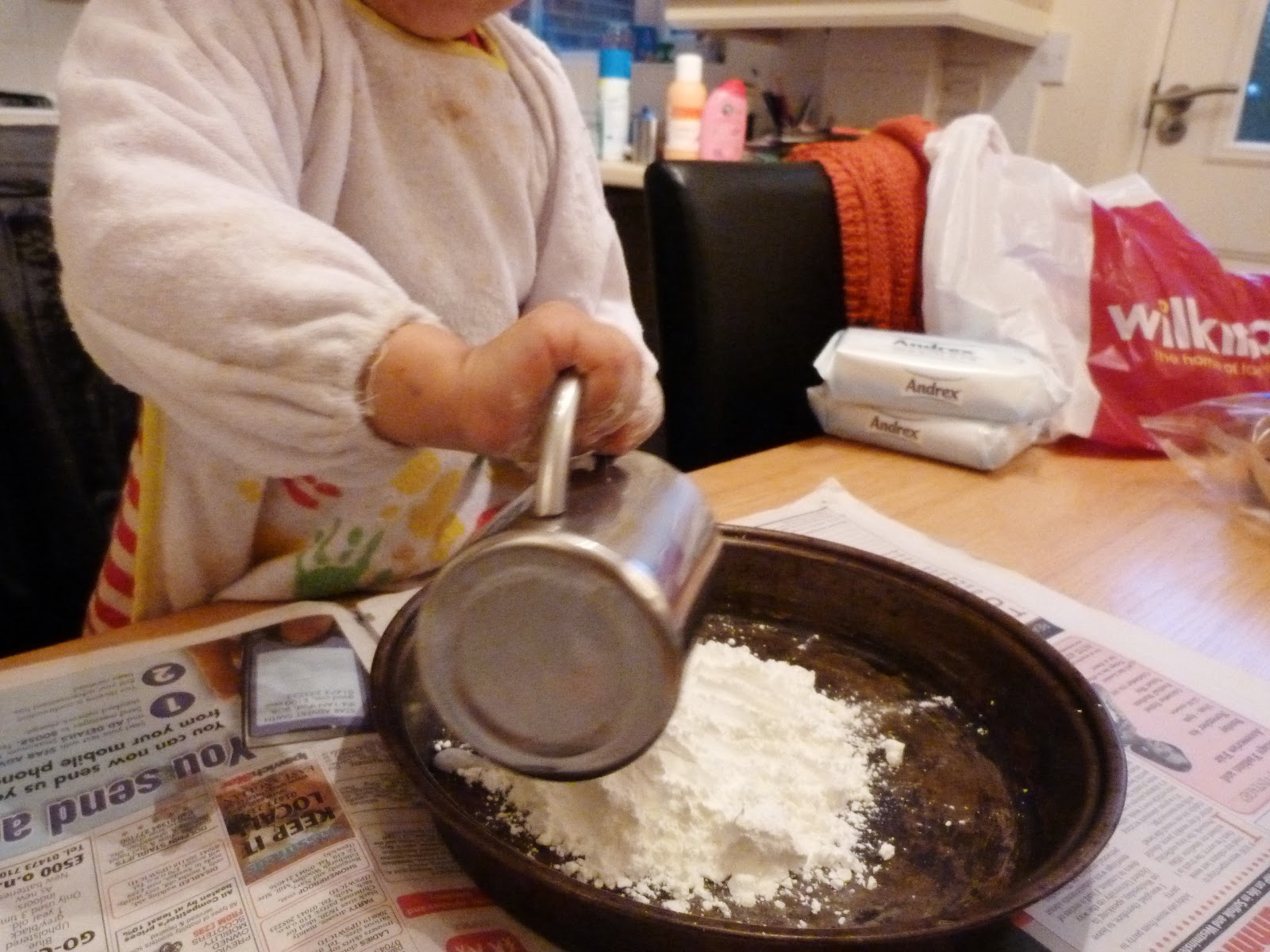 An Ordinary Life Step by Step how to make Corn Flour Slime