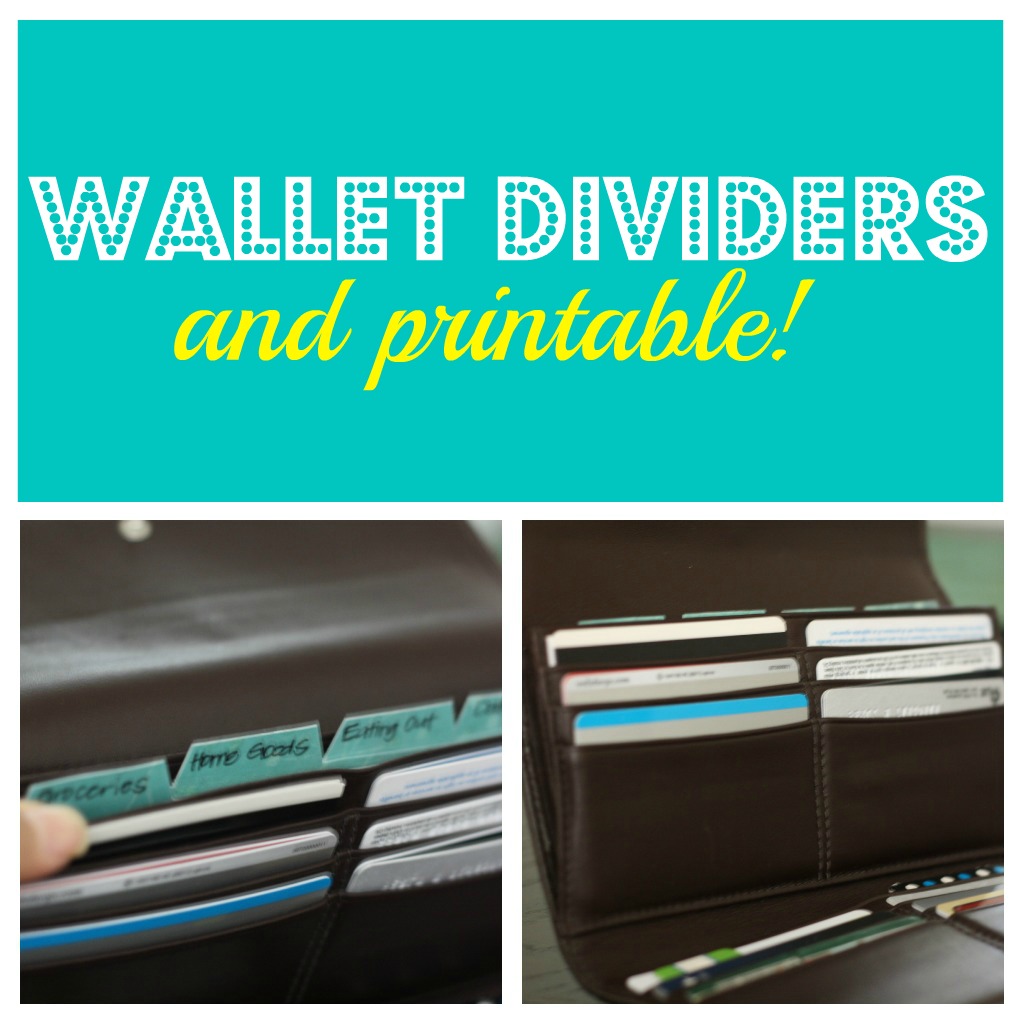 Gifts We Use Wallet Dividers & Printable