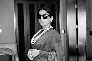 Vidya Balan's behind scene photos #CannesFilmFestival 