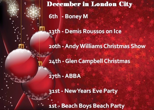 London City Christmas Concert Line Up