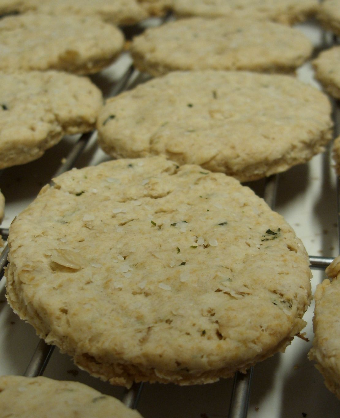 Eat The Blog Rosemary Buttermilk Oat Crackers