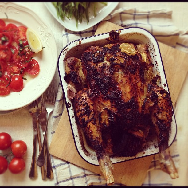 Recipe Roast Chicken With Lemongrass, Tamarind & Ginger Beer Uyen Luu