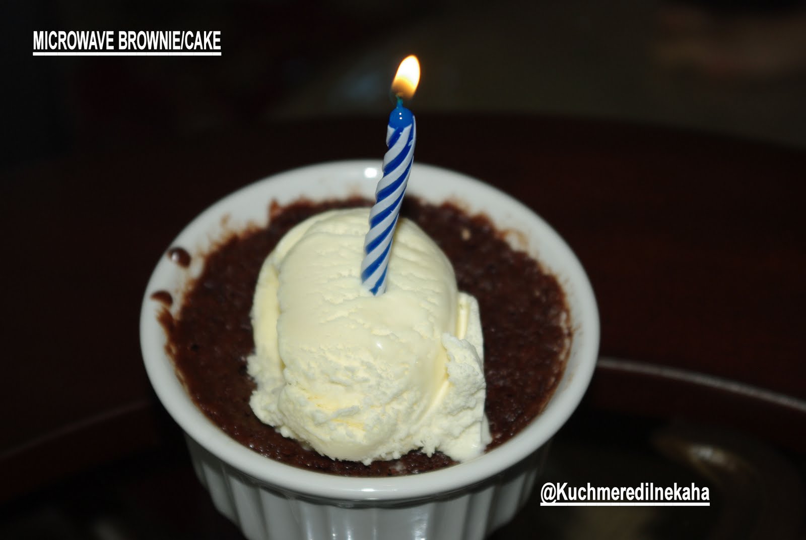 Meri Rasoi 2 minutes eggless instant chocolate brownie / cake