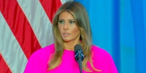 First Lady Melania Trump Speaks on Children's Issues at UN Luncheon