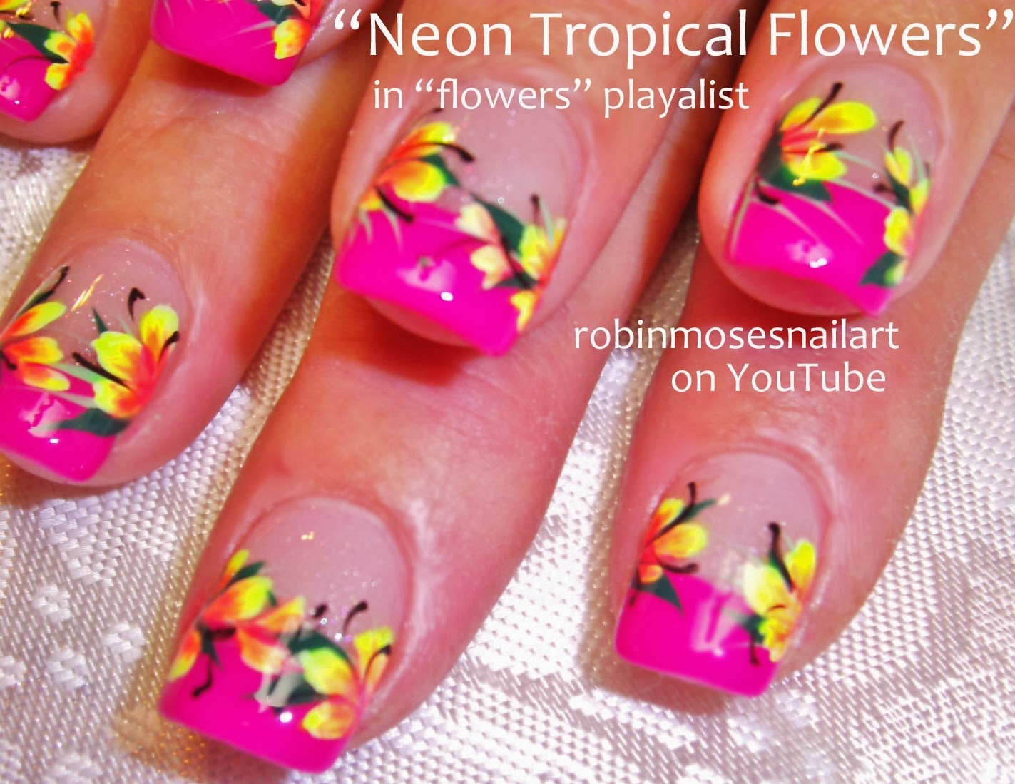 Robin Moses Nail Art "flower nail art" "antique flower nails" "nail