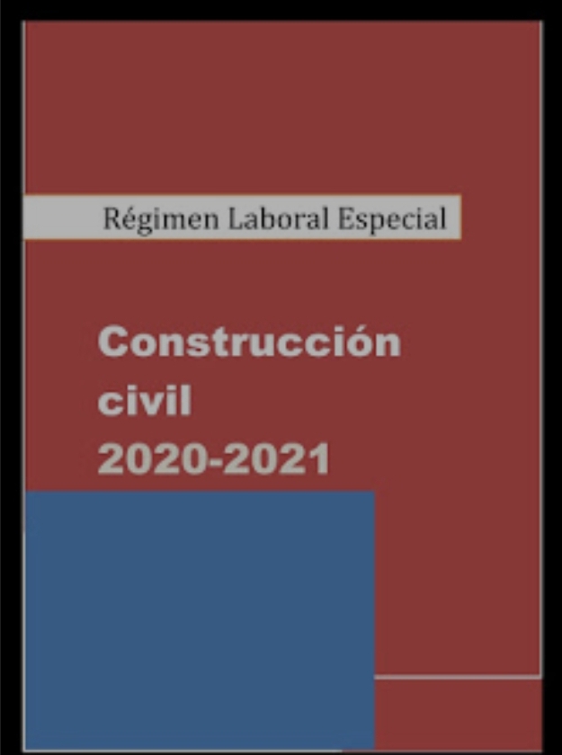 manual Régimen Construcción civil