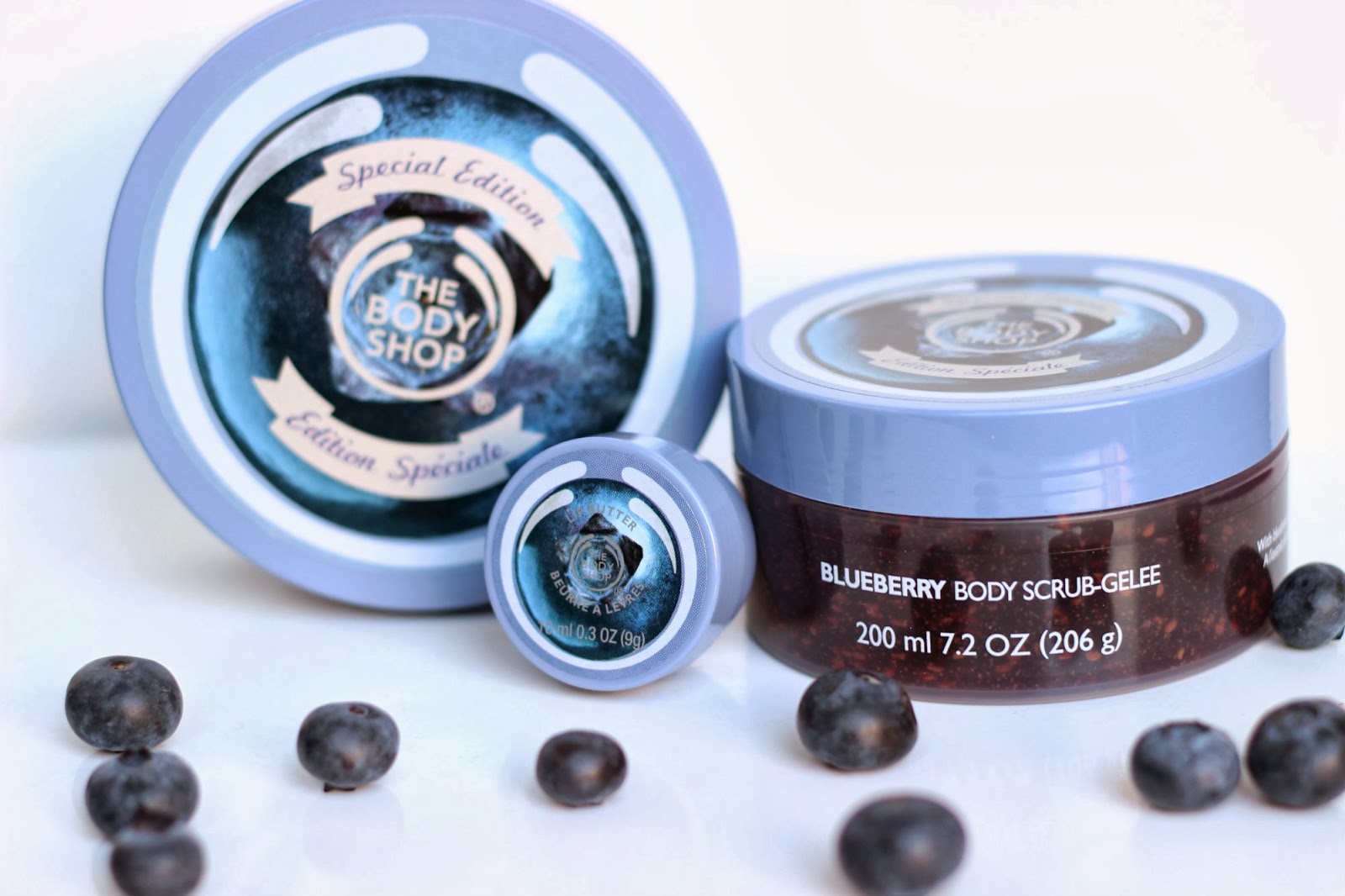 Sprinkles on a cupcake The Body Shop Special Edition Blueberry