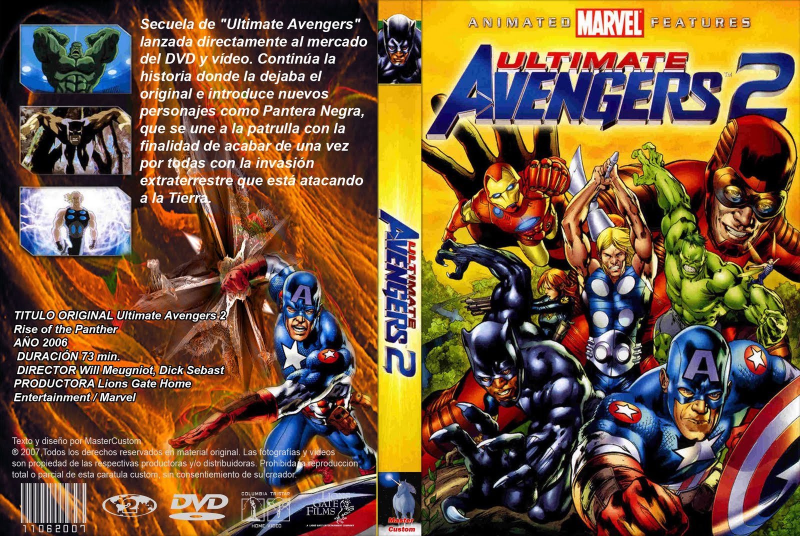 Ultimate Avengers II Video 2006 - IMDb