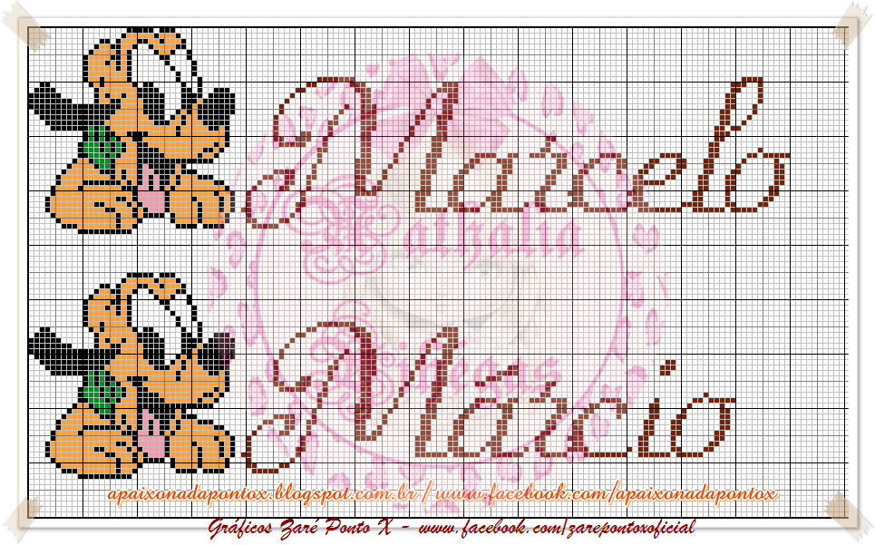 Nome Marcelo Em Ponto Cruz Apaixonada por Ponto Cruz: Nomes Monograma Pluto