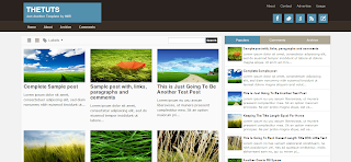 TheTuts Blogger Template Is a Simple And Premium Wp To Blogger Converted Style Blogre Template
