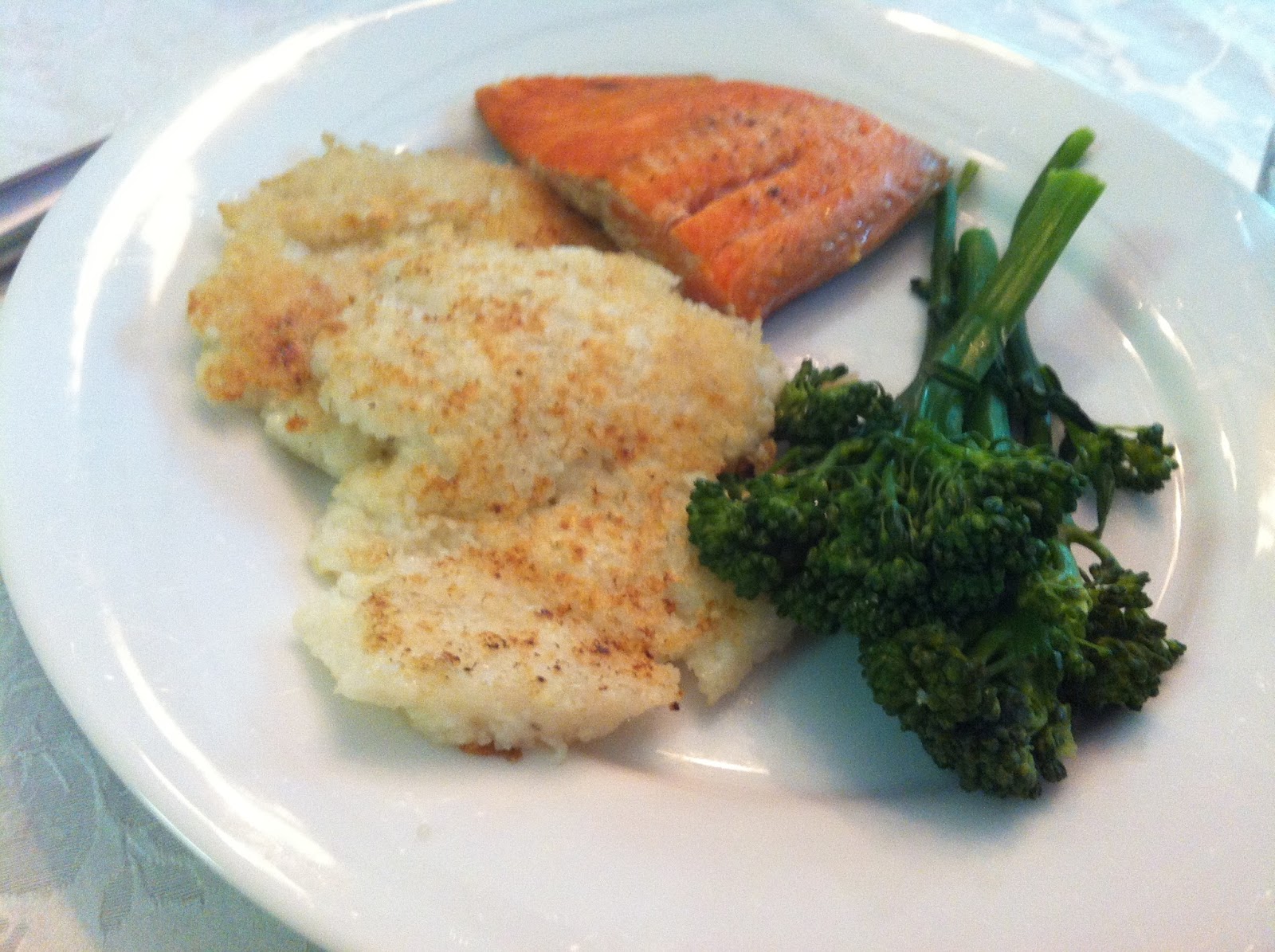 The Dinner Diaries How to Use up Leftover Grits Salmon and Broccolini