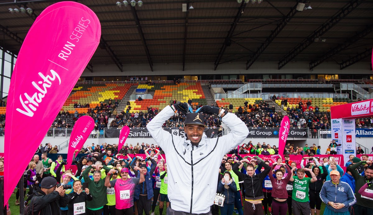 Mo Farah at the North London Half Mo Farah at the North London Half