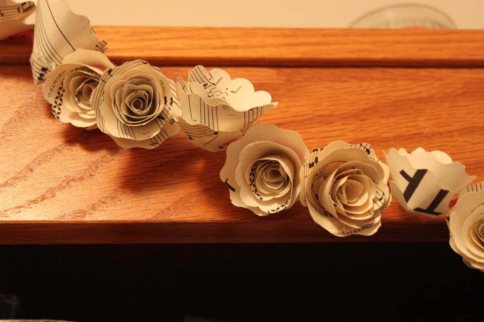 Some Little Good How to Make a Paper Rose Garland