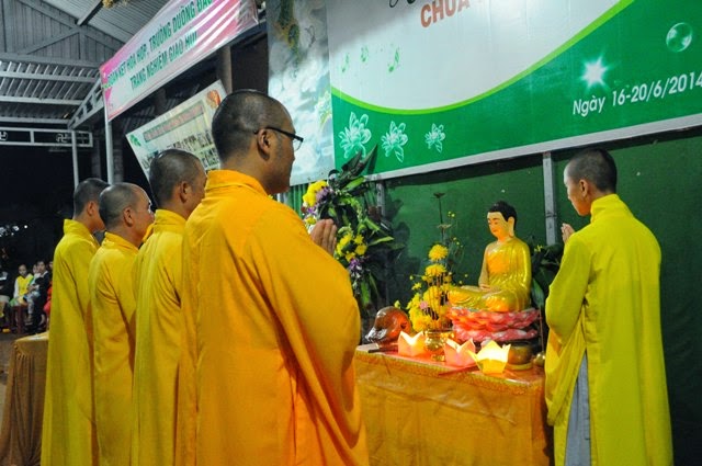 chùa hoa khai,khóa tu mùa hè,đăk nông,thắp nến,tri ân