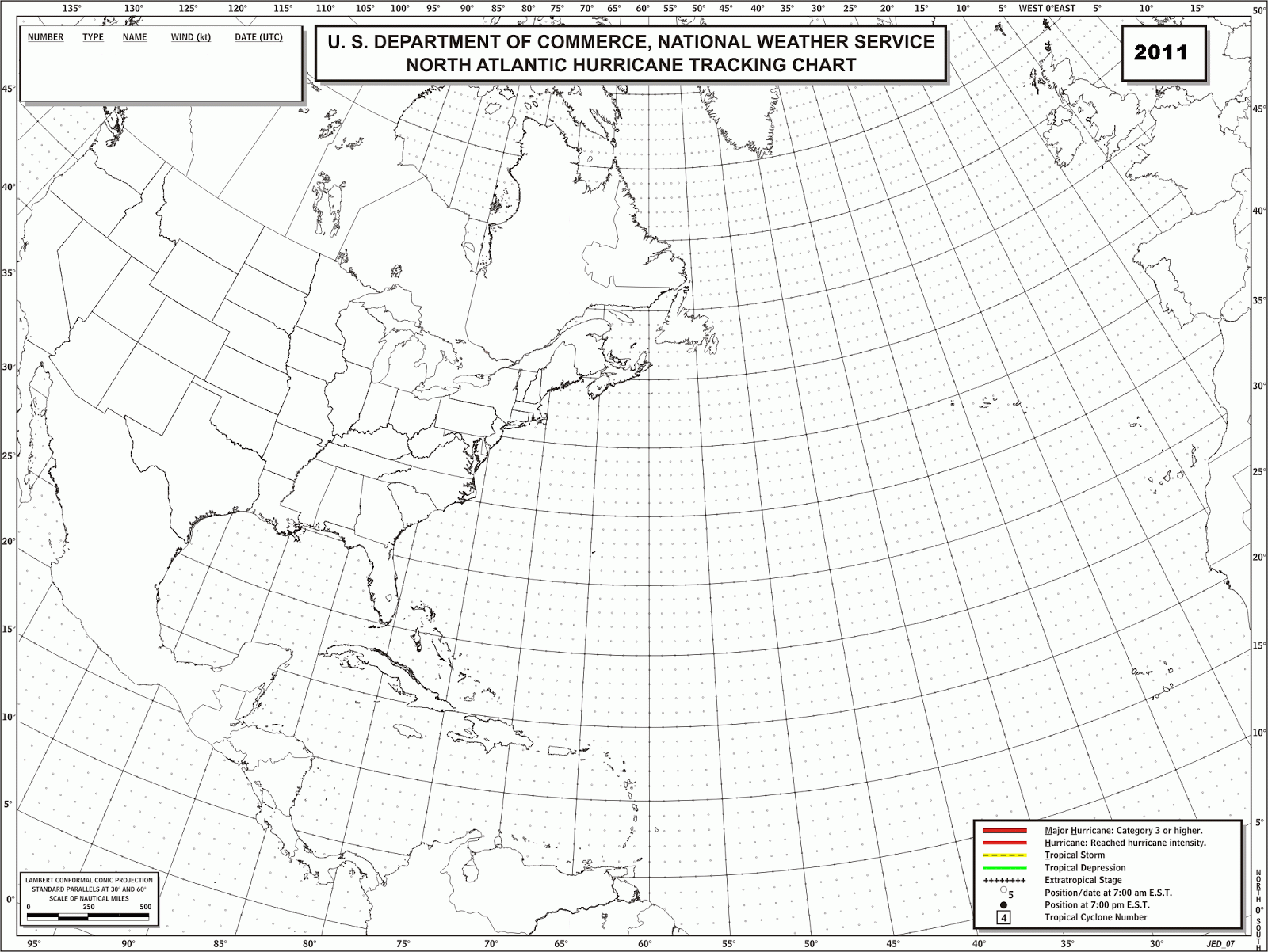hurricane tracking chart