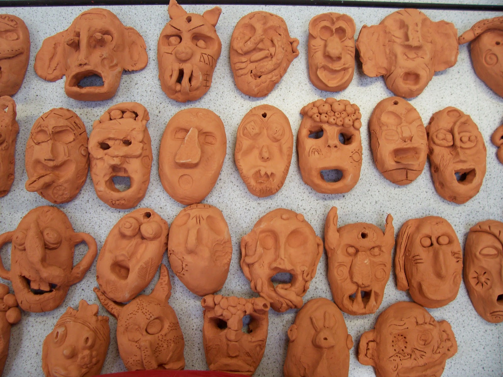 Little Brick House Clayworks Aboriginal Art Masks School