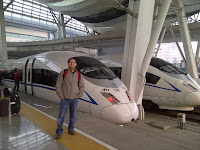 cara naik bullet train di china tiongkok