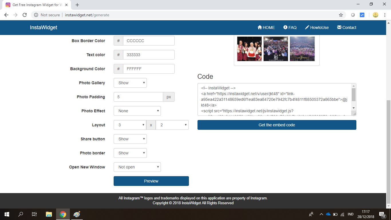 Cara Menampilkan Instagram di Blog atau Website