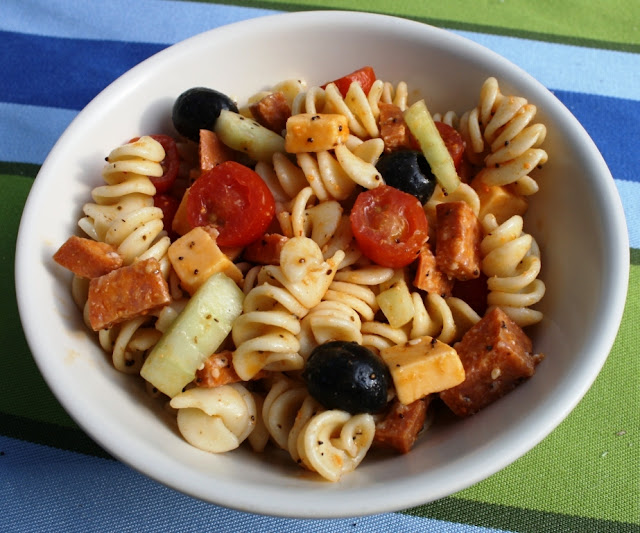 Pepperoni Pasta Salad Dude Dinners