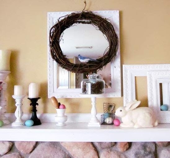 Como decorar tu chimenea para pascua ~ Mimundomanual