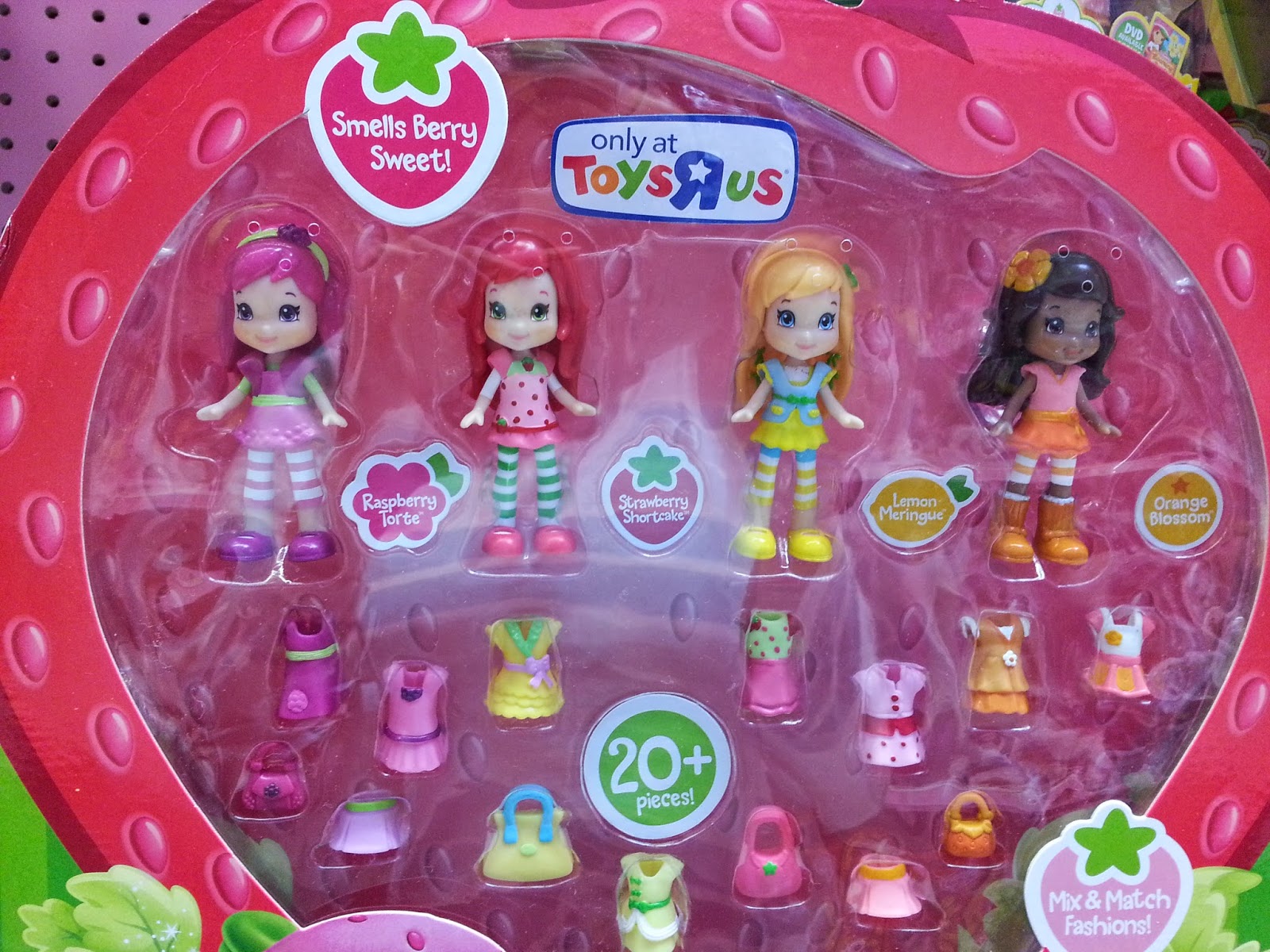 strawberry shortcake mini dolls
