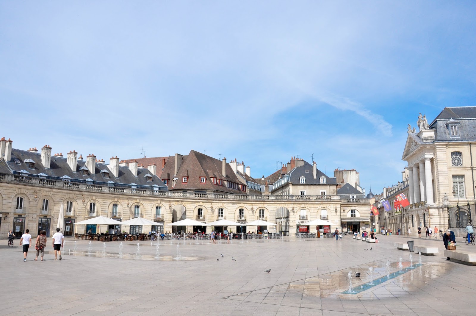 The main square, Dijon, Burgundy, France