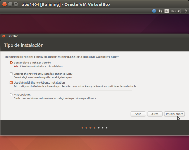 DriveMeca instalando Ubuntu 14.04 Trusty Tahr paso a paso