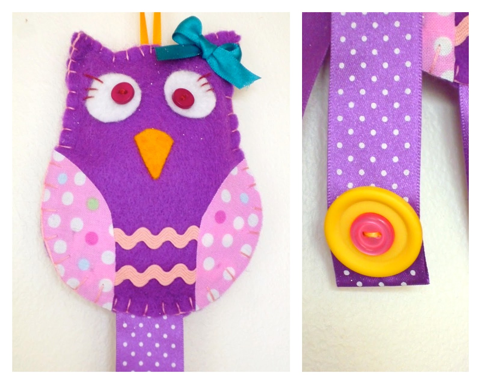 That Cute Little Cake {Craft} Owl Hair Clip Holders