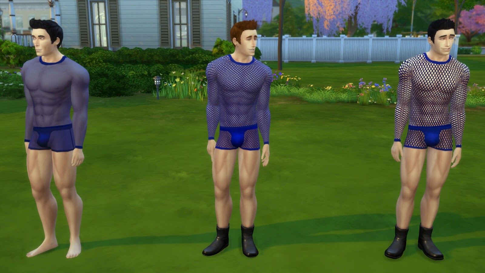 My Sims 4 Blog: Mesh clothing for male Sims - shirts and boxer briefs by li...