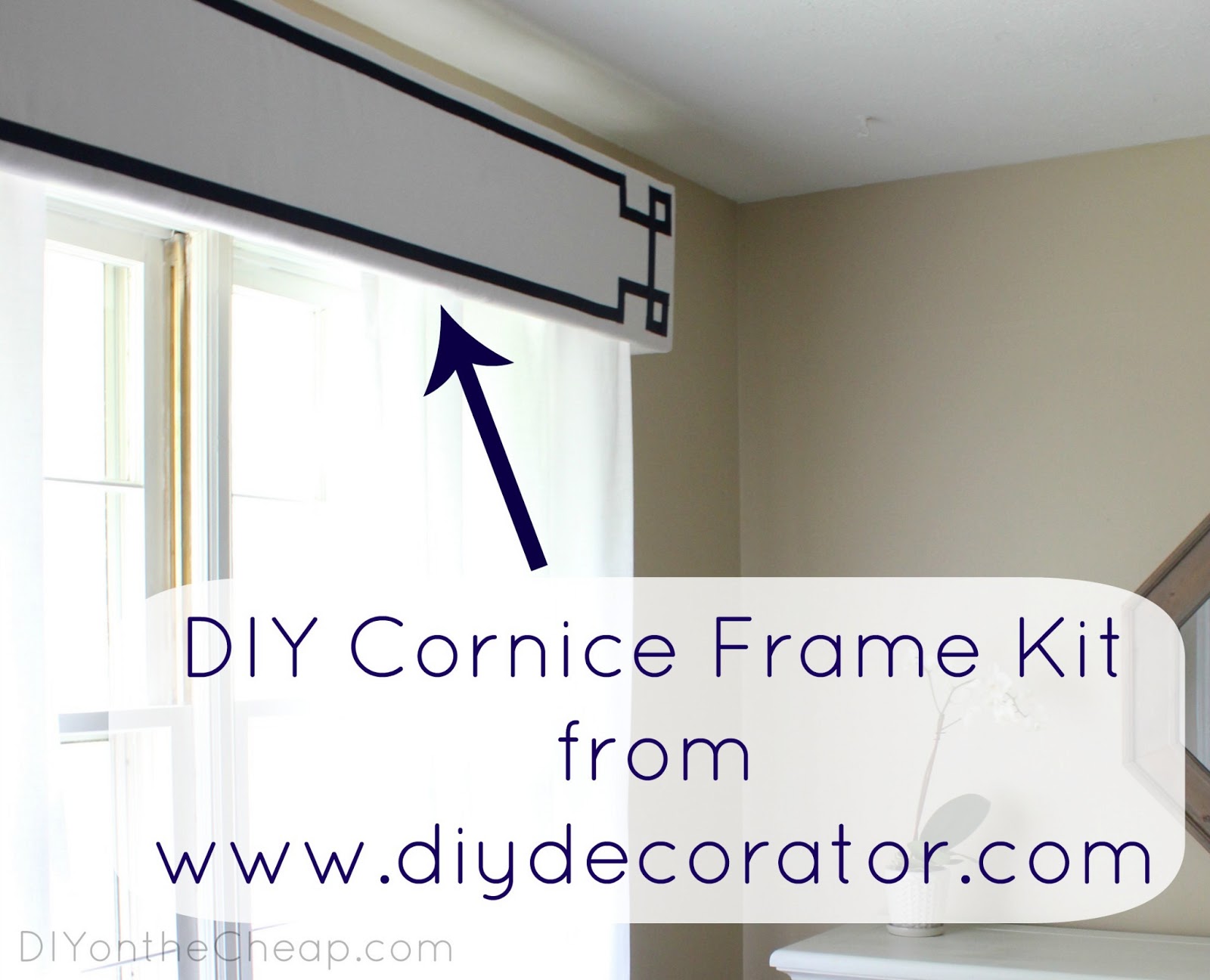 New Window Treatments Diy Cornice Frame Kit Review Erin Spain