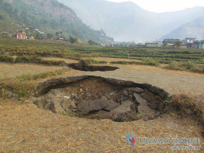 Land sinking causes seriuos problem in Nepal Seismo Blog