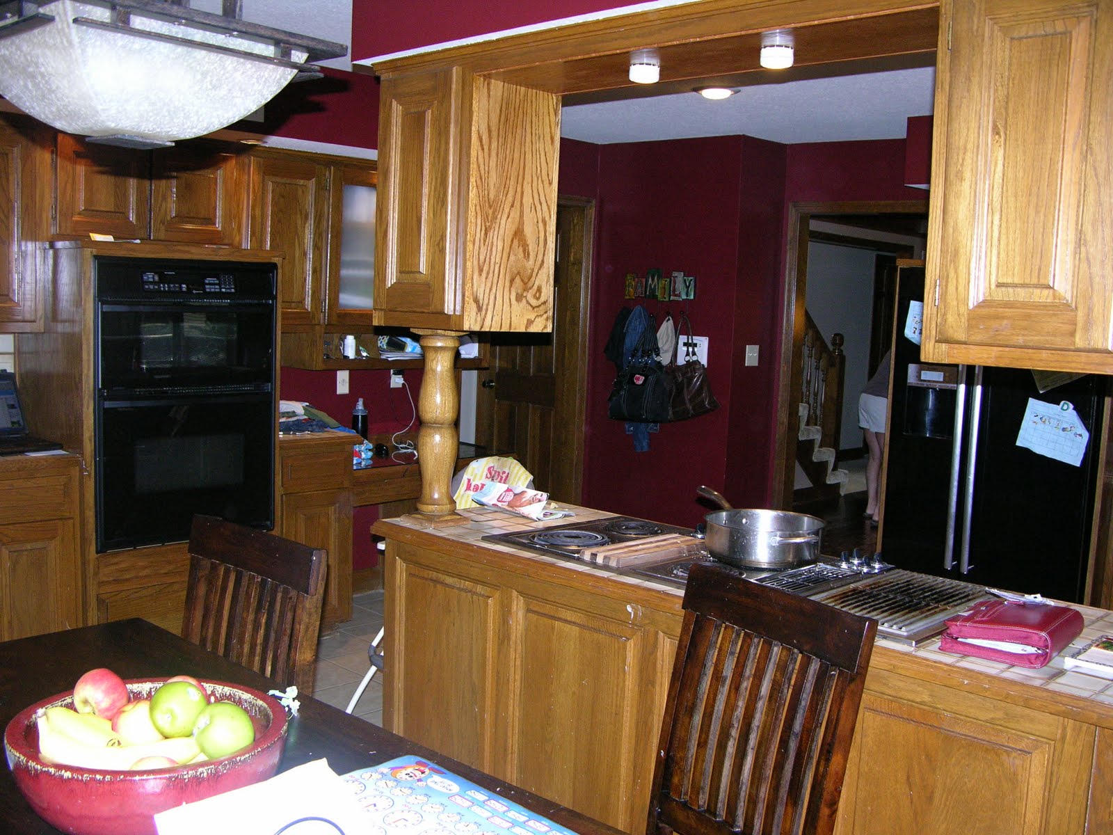 Best kitchen cabinets for the money wine cabiout would open up the kitchen into the family room space