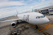 Air Pacific (soon to be Fiji Airways in June) operated an inaugural . (fiji airways gate arrival )