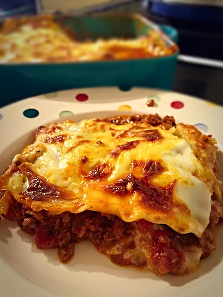 Jo's Blue AGA Slow Cooked Lasagne