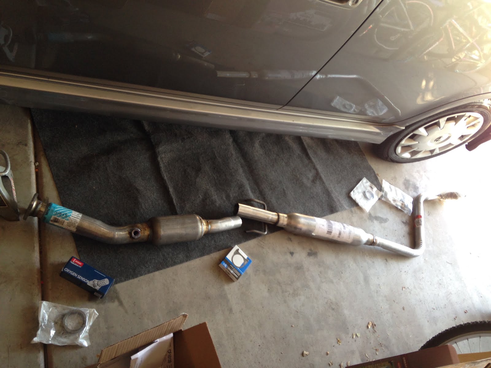 My Scion Toyota Lexus Life Exhaust Catalytic Converter And Resonator And A F Sensor Upstream,Second Year Anniversary Gift Cotton