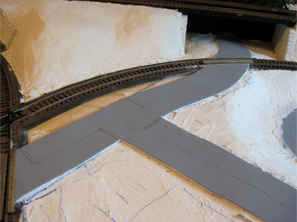 TY'S MODEL RAILROAD Paving Roads
