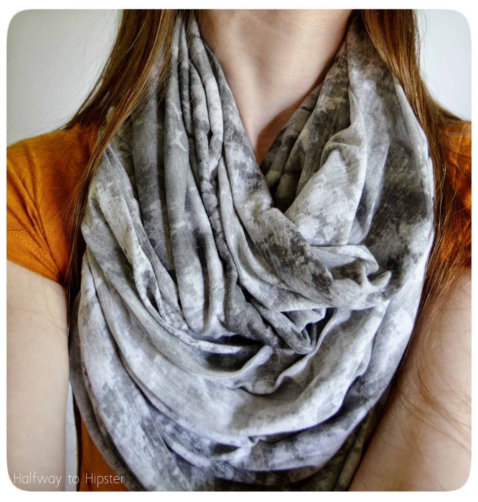 Halfway To Hipster Easy Jersey Scarf