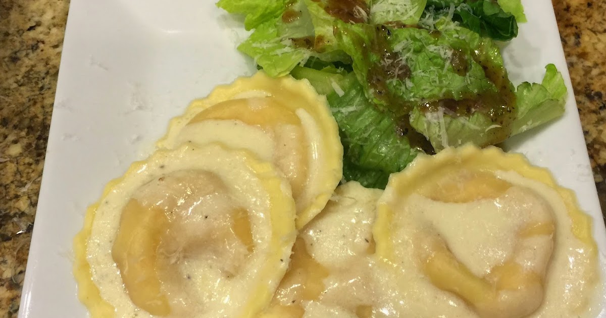 TASTE OF HAWAII LOBSTER AND SHRIMP RAVIOLI WITH ALFREDO SAUCE