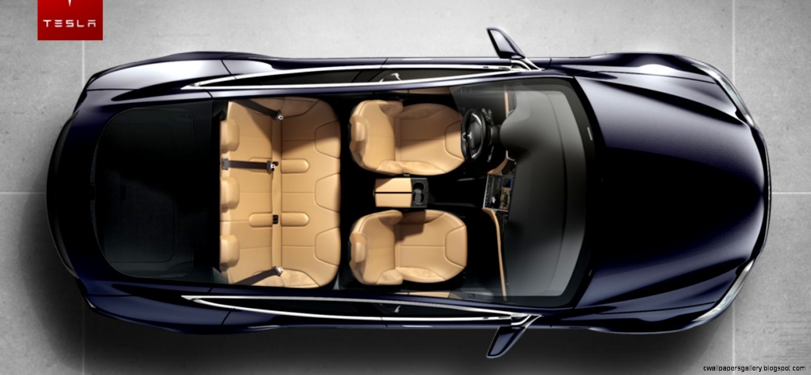 Tesla Electric Car Interior Tesla Electric Car Interior
