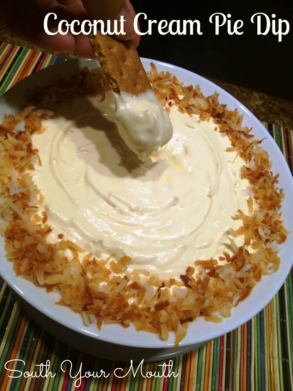 South Your Mouth Coconut Cream Pie Dip