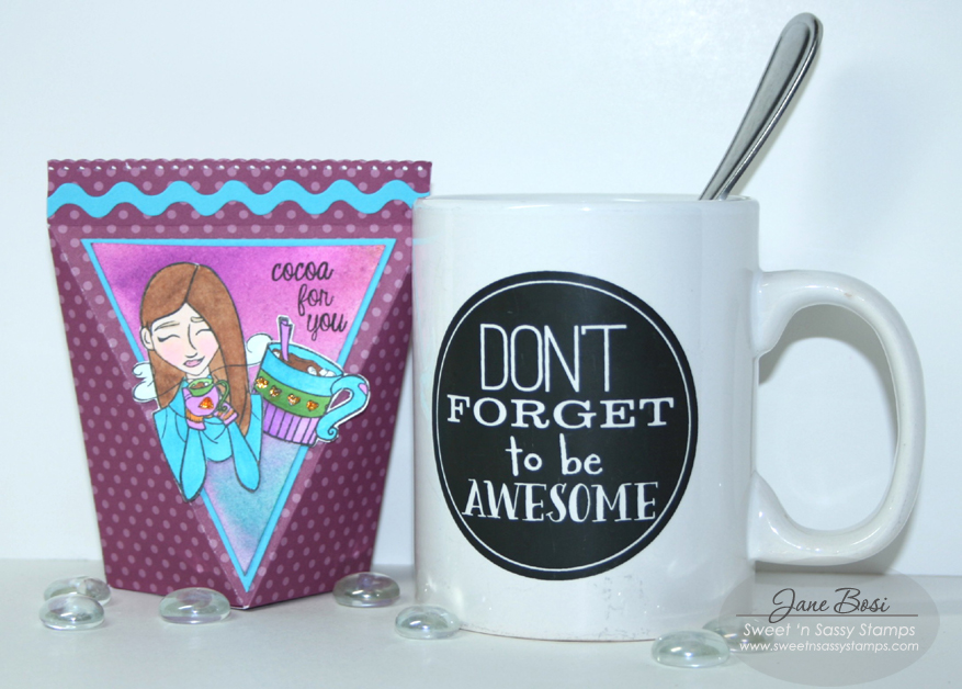 Sweet 'n Sassy Stamps Cocoa PouchMonday Morning Technique!