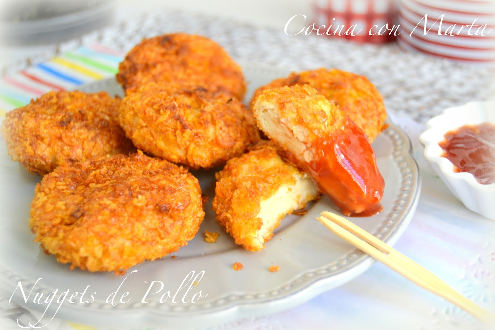 Nuggets de Pollo caseros