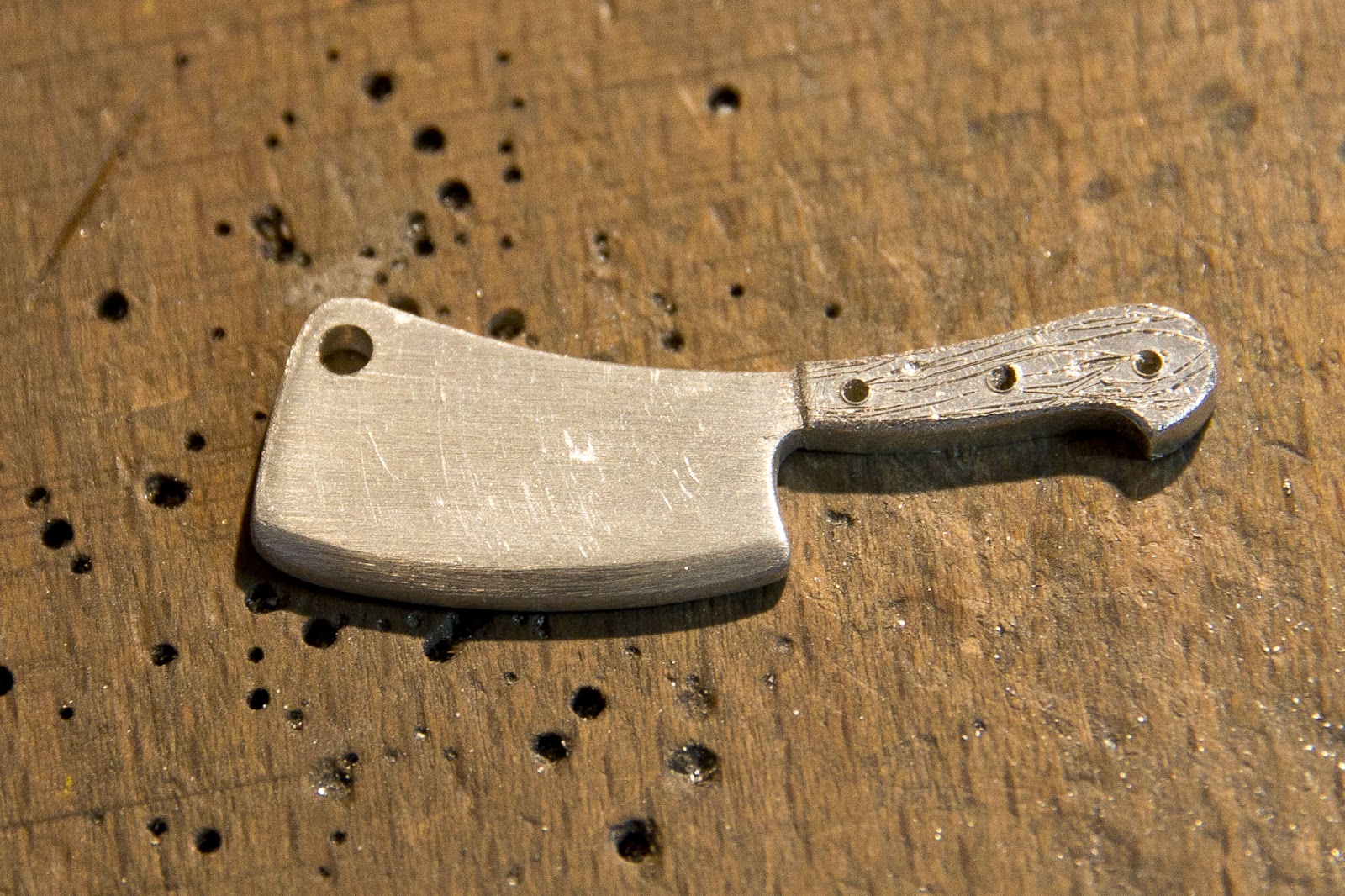 Lauren Grace Jewellery Custom Silver Meat Cleaver Charm