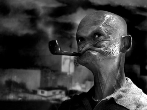 Out real life popeye the same Real life popeye