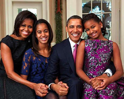 Obama family portrait