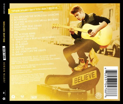 Justin Bieber Believe 2012 Cd Discogs