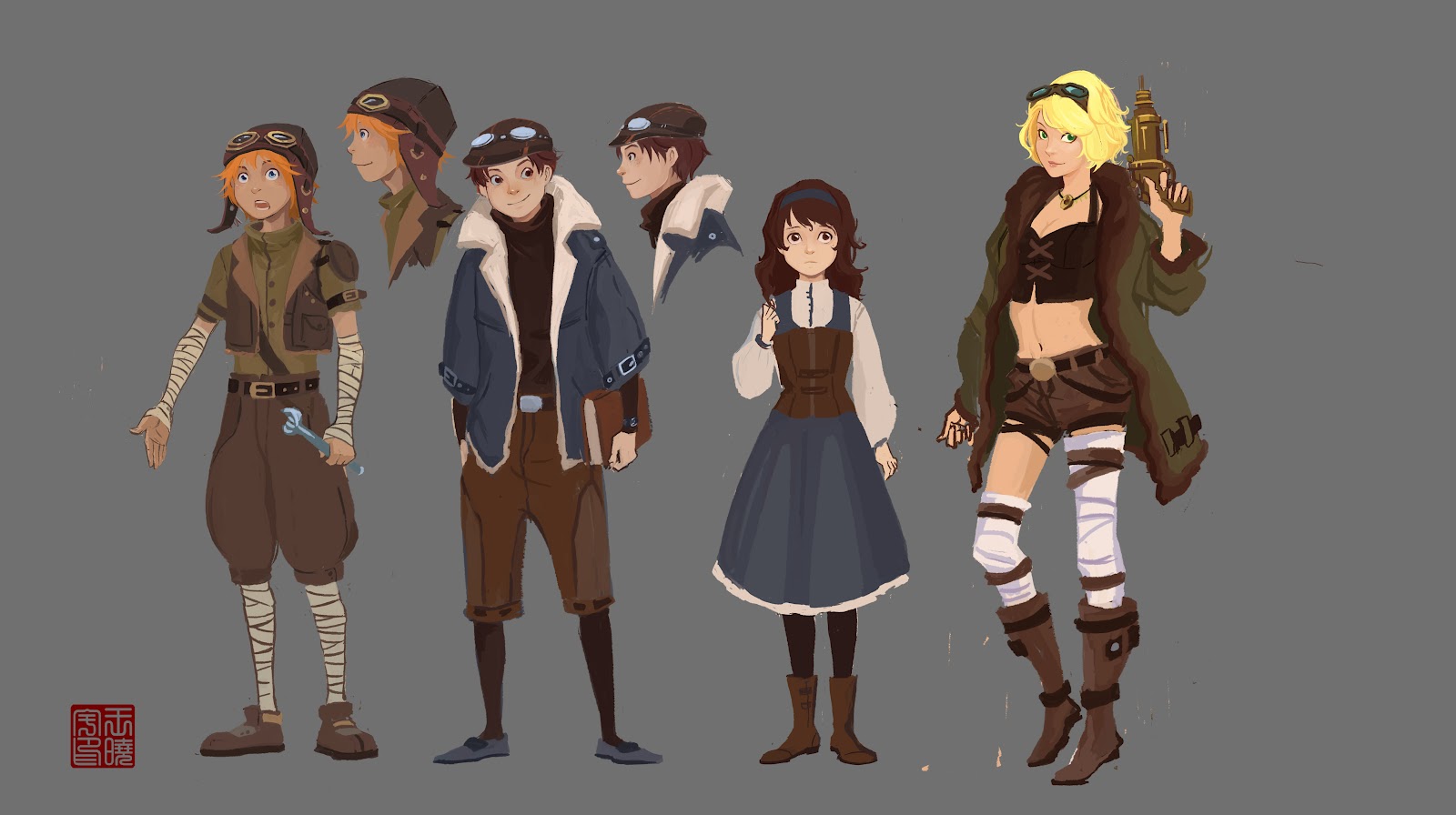Steampunk Character Design