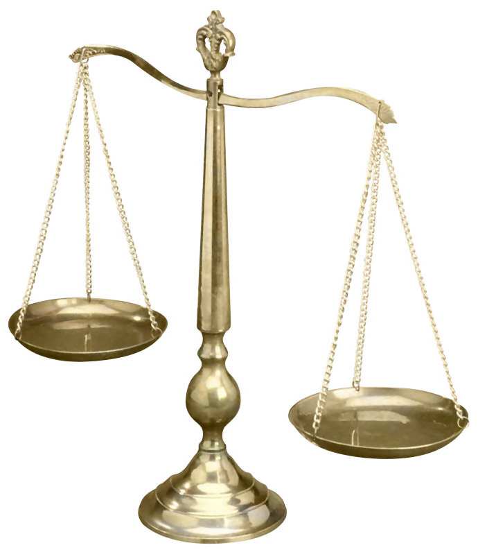 The scales are